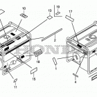 EB4000X Наклейки предупреждения