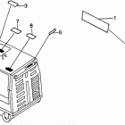 EXW171S Наклейки предупреждения