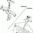 EG1500K3 Коленчатый вал и поршни