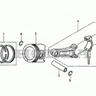 EU6500IS Поршни и шатуны