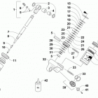 SR VIPER R-TX LE 129 BLUE Задняя подвеска ,задний амортизатор