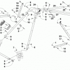 M 8000 SNO PRO LTD ES 153 ORANGE Крепление рулевого управления