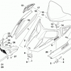 BEARCAT 2000 XTE RUSSIAN BLACK Капот,ветровое стекло и бампер