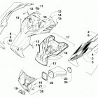 M 8000 SNO PRO 153 GREEN Капот и воздуховоды