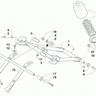 LYNX 2000 LT Black (US) Задняя подвеска ,передний рычаг