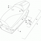 ZR 6000 SNO PRO RR GREEN Сидение