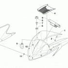 SR VIPER M-TX SE 153 BLUE Ветровое стекло и панель инструментов