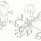BEARCAT 2000 LT BLUE Пассажирское сидение