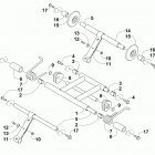 SRX 120 BLUE Задняя подвеска ,рычаги