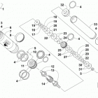 M 8000 SNO PRO LTD ES 153 ORANGE Передний амортизатор