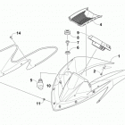 SR VIPER R-TX SE 129 RED Ветровое стекло и приборная панель