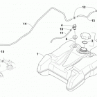 PANTERA 7000 LTD Black (US) Монтаж вспомогательного бензобак