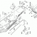 M 8000 SNO PRO 153 GREEN Тунель ,задний бампер и брызговик