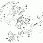 M 8000 SNO PRO LTD ES 153 ORANGE Капот и воздуховоды