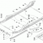 M 8000 SNO PRO LTD ES 153 ORANGE Рельс скольжения и гусеница