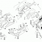 XF 7000 SNO PRO 137 ORANGE Поддон и обтекатели