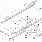 SR VIPER M-TX SE 153 BLUE Рельс скольжения и гусеница
