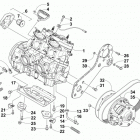 ZR 6000 SNO PRO RR GREEN Опора двигателя и вариатор