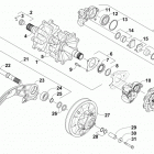 SR VIPER R-TX LE 129 BLUE Вал приводной трака и тормоза