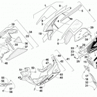 SR VIPER M-TX SE 153 BLUE Нижняя часть капота (пластик)
