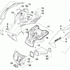 M 8000 HCR 153 GREEN Капот и воздуховоды