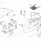 M 8000 HCR 153 GREEN Ветровое стекло и панель инструментов