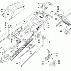 M 8000 SNO PRO LTD 153 RUSSIAN GREEN Тунель ,задний бампер и брызговик