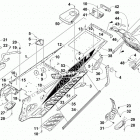 ZR 6000 SNO PRO RR GREEN Тунель ,задний бампер и брызговик