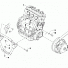 SR VIPER L-TX LE WHITE Опора двигателя и вариатор