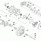 SR VIPER M-TX 153 BLACK Вал приводной трака и тормоза