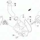 M 8000 SNO PRO LTD ES 153 ORANGE Помпа и термостат