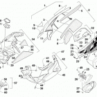 M 8000 SNO PRO 153 GREEN Поддон и обтекатели