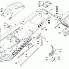 M 8000 SNO PRO LTD 162 ORANGE Тунель ,задний бампер и брызговик