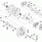 ZR 6000 SNO PRO RR GREEN Вал приводной трака и тормоза