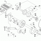 SRX 120 BLUE Вал привода трака