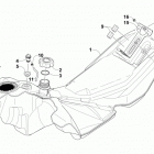 ZR 9000 ET LTD 129   Black (US) Топливный бак