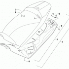 XF 7000 SNO PRO 137 ORANGE Сидение