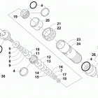 SR VIPER L-TX DX 137 RED Задняя  подвеска, передний амортизатор