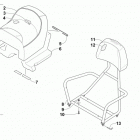 BEARCAT 2000 XTE BLACK Пассажирское сиденье