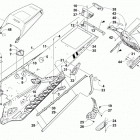 M 8000 SNO PRO LTD ES 153 ORANGE Тунель ,задний бампер и брызговик