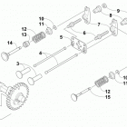 SRX 120 BLUE Распред вал и клапана