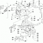 SR VIPER M-TX SE 153 BLUE Передний бампер и рама