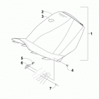 M 8000 SNO PRO 153 GREEN Сидение
