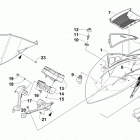 M 8000 SNO PRO 153 GREEN Ветровое стекло и панель инструментов