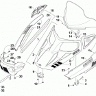 BEARCAT 2000 XT BLUE Капот,ветровое стекло и бампер