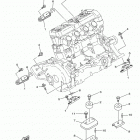 WAVERUNNER V1 VX1100EP Крепление двигателя