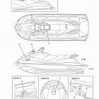 WAVERUNNER V1 SPORT VX1100DP Наклейки предупреждения