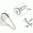 TRX420FA1 Цепь ГРМ и натяжитель