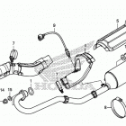 TRX500FM5 Глушитель