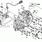 SXS500M Крышка картера задняя